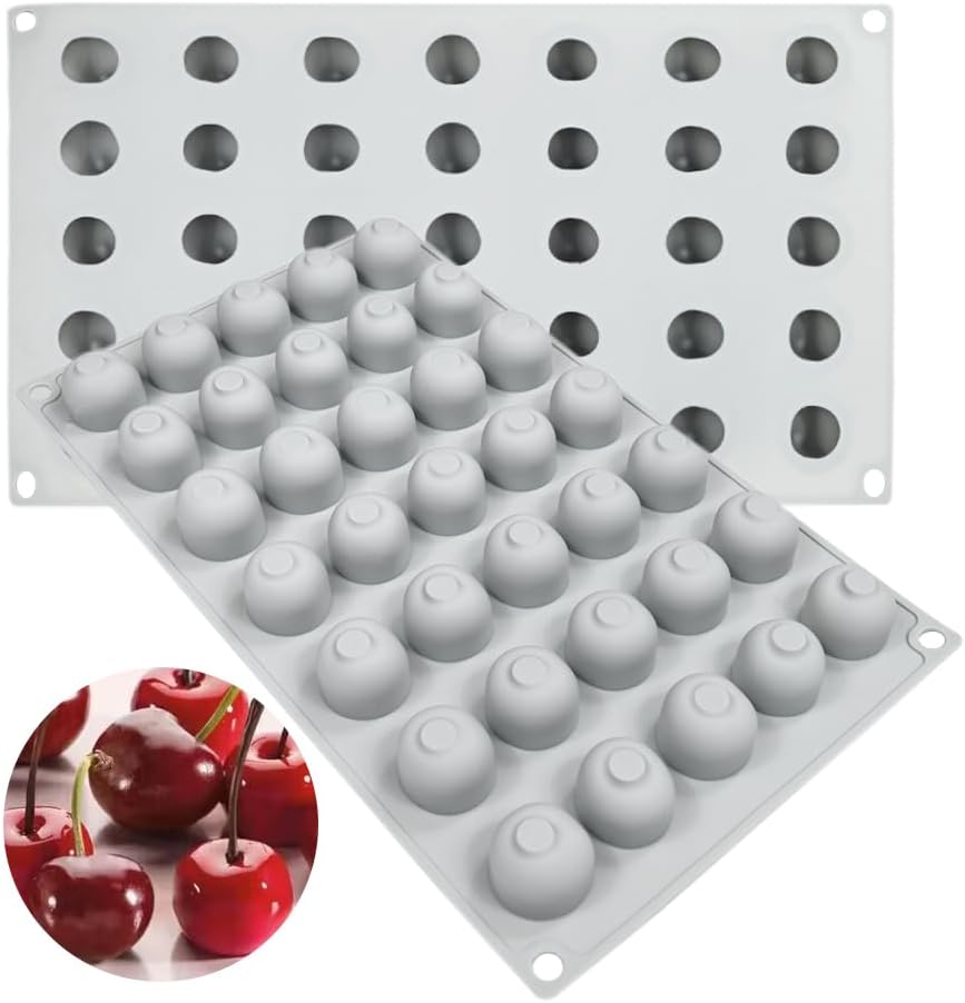 moule silicone au chocolat, 35 trous cerises Vendos85 - Mathon