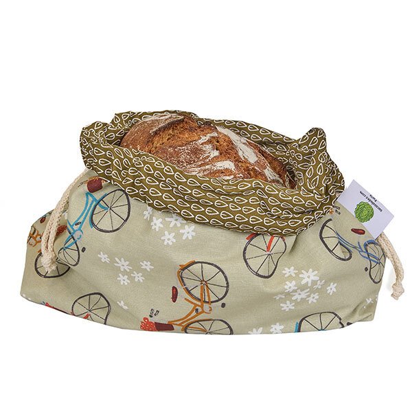 Sac à pain Bicyclettes Corbeille Sacasalades by Arminé - Mathon - 2
