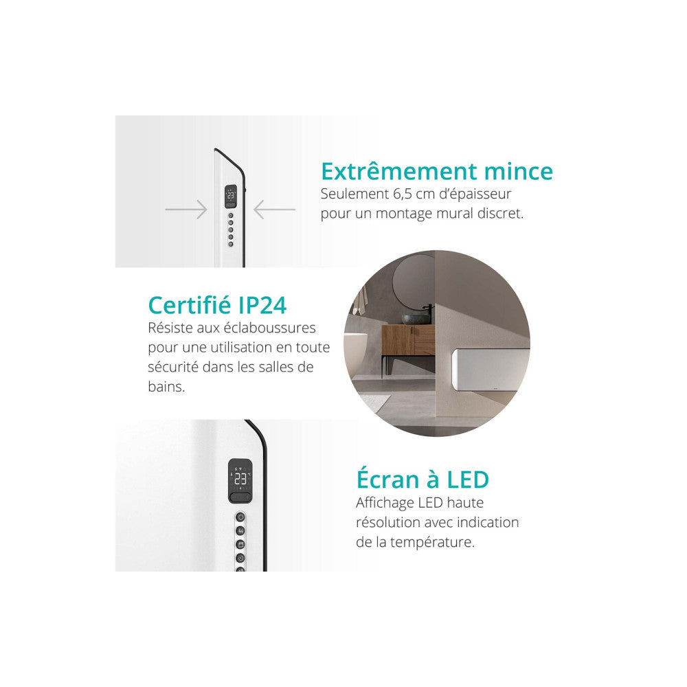 Convecteur électrique   Edge Dxch15 Blanc Duux - Mathon - 6
