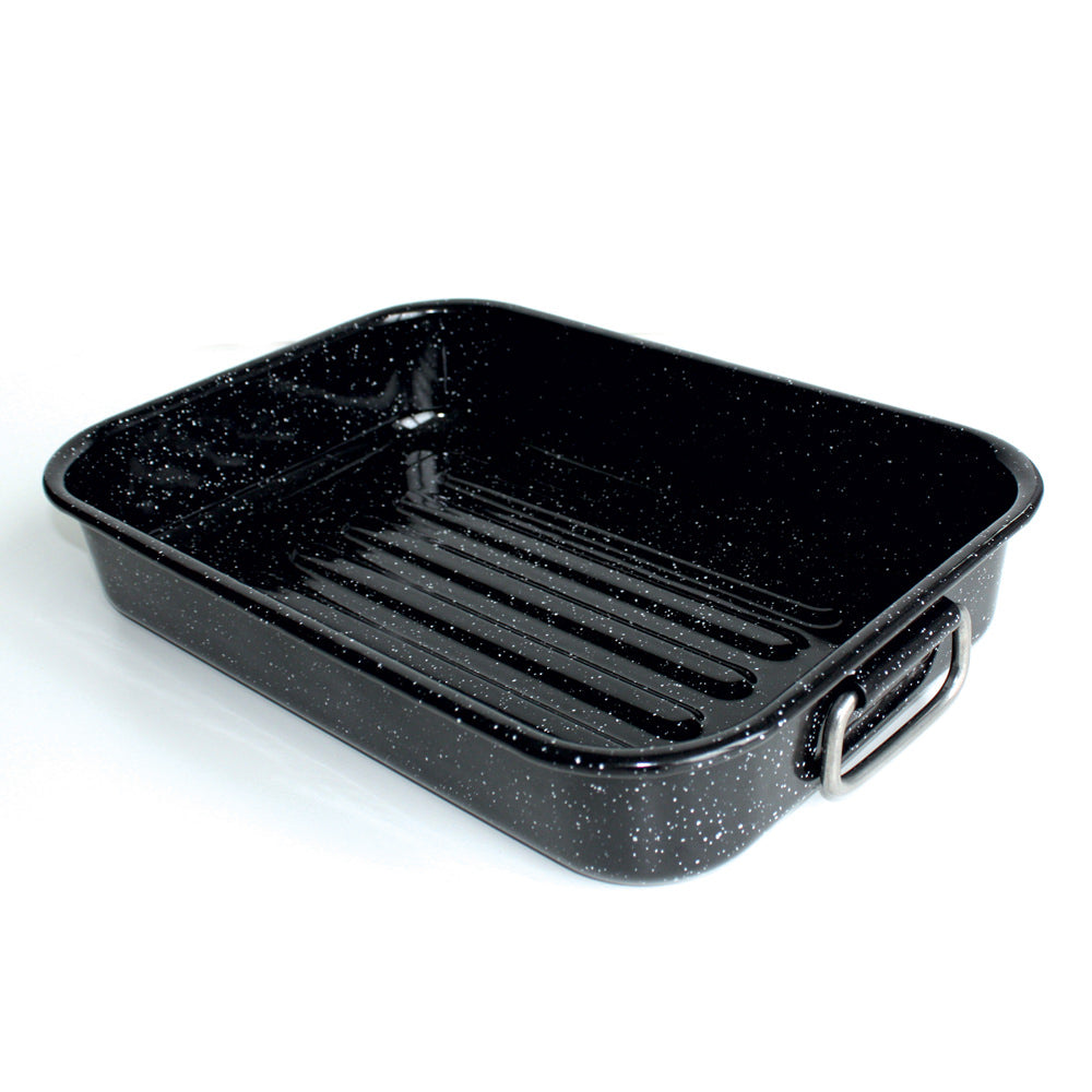 Plat à four Kitchen Roc 40x29 cm en acier émaillé Beka - Mathon