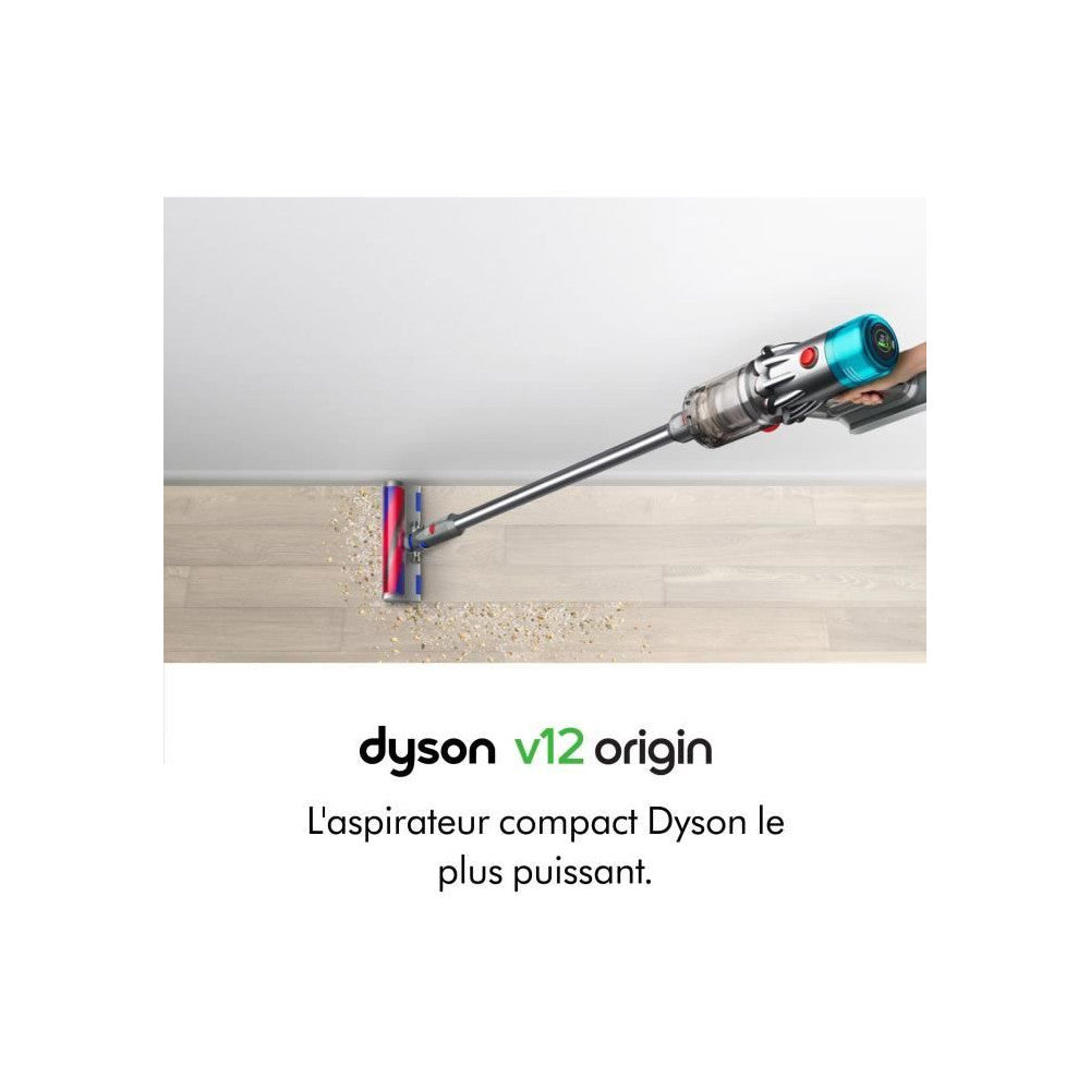 V12 Origin - Aspirateur Balai Sans Fil - 545 W - 120 Aw - 60 Min - Gris Dyson - Mathon - 2