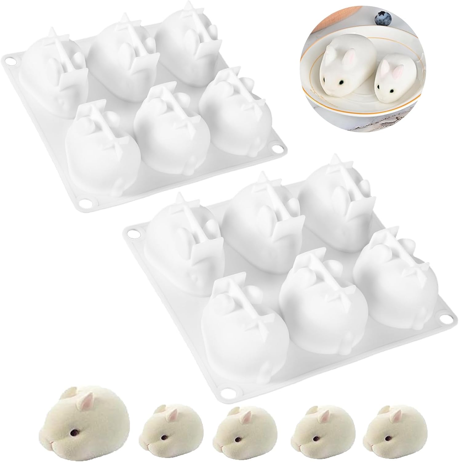 Moule En Silicone Lapin Pâques Vendos85 - Mathon