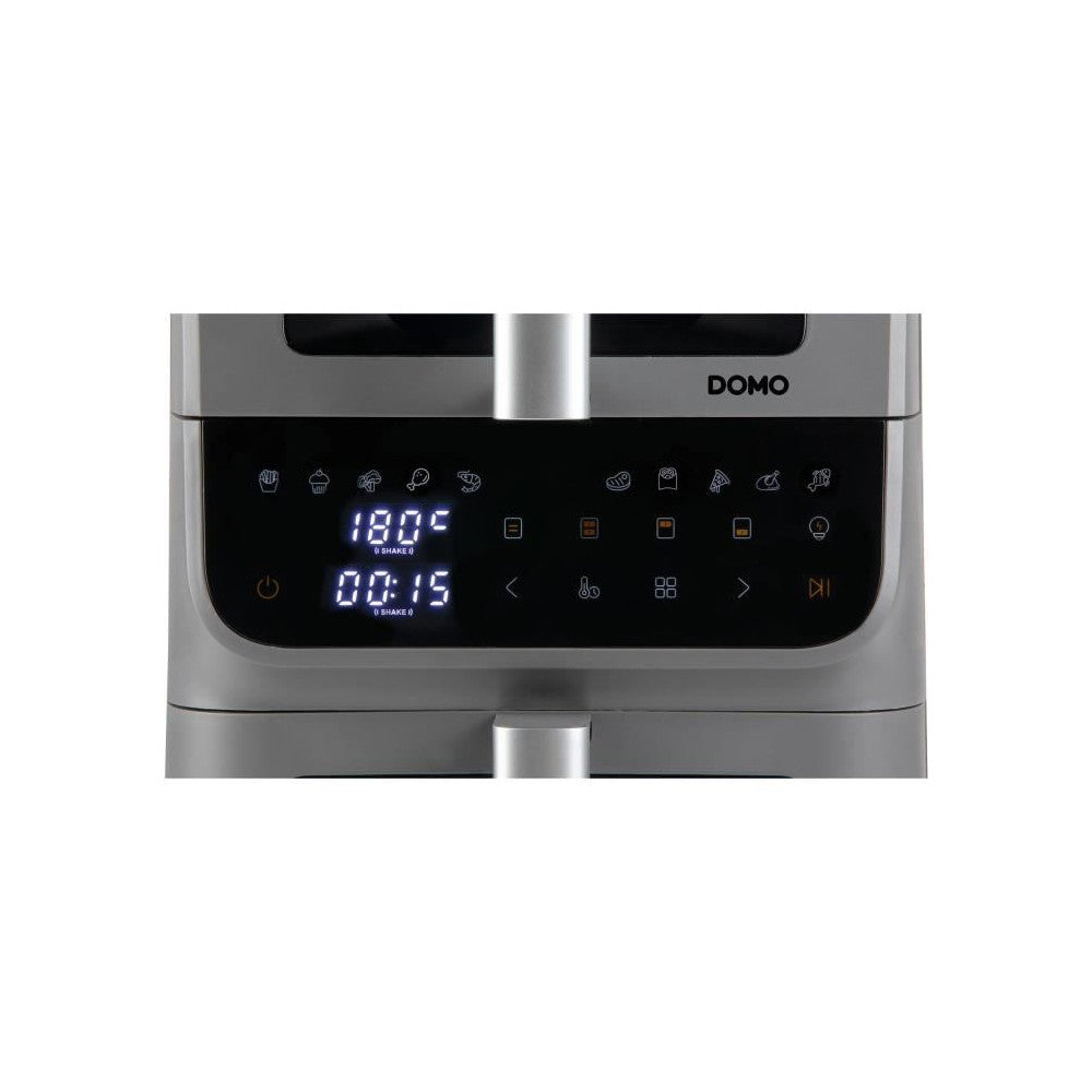 Friteuse Sans Huile - Domo - Airfryer Do550fr - Double Cuve 3.5 L + 6,5 L - 10 Programmes - 2500 W Domo - Mathon - 5