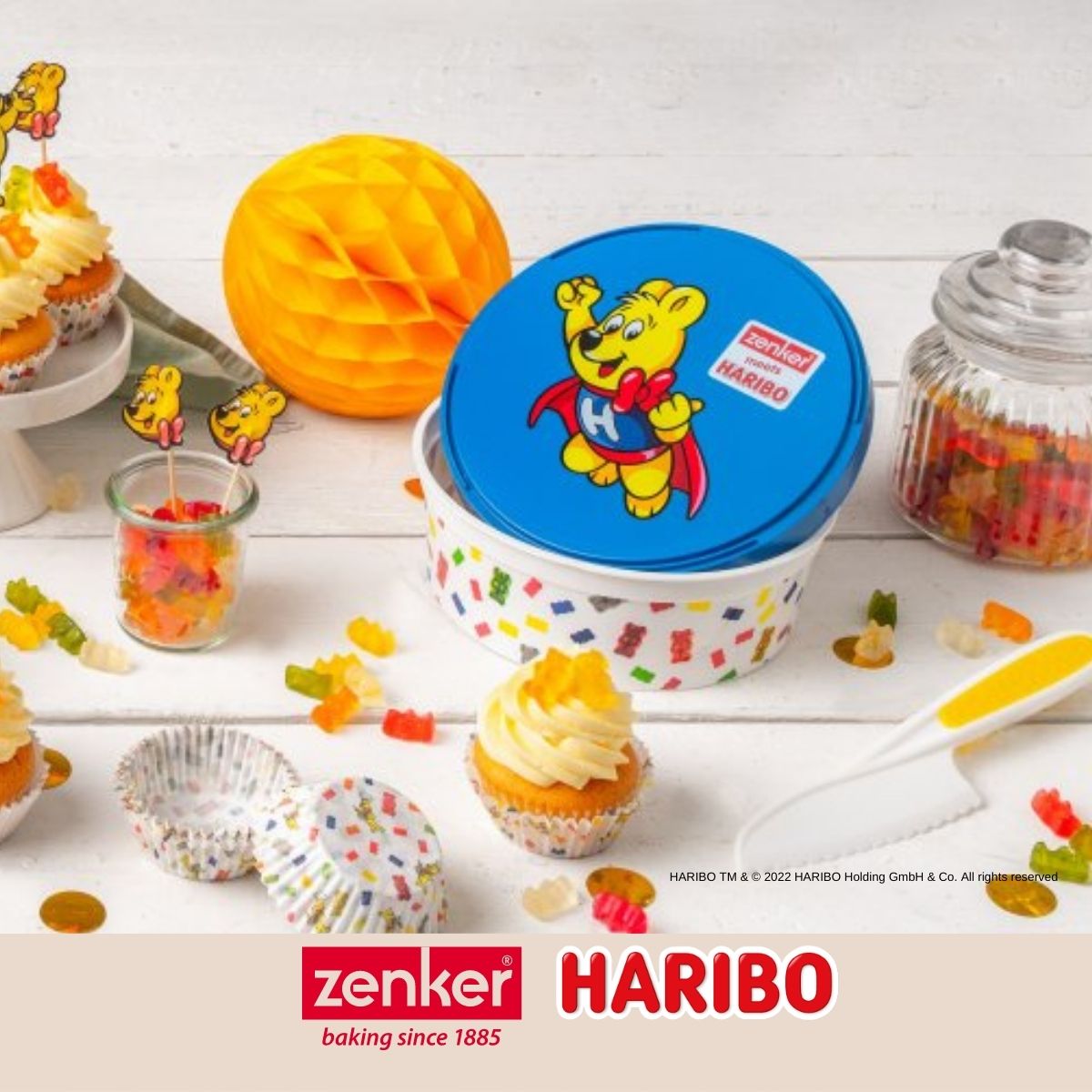 Boîte alimentaire avec couvercle en plastique 18,5 cm Zenker Haribo Zenker - Mathon - 8