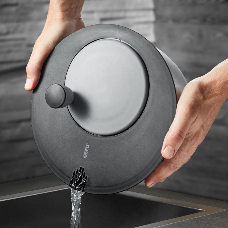 Essoreuse à salade rotare, acier inoxydable Gefu - Mathon - 2