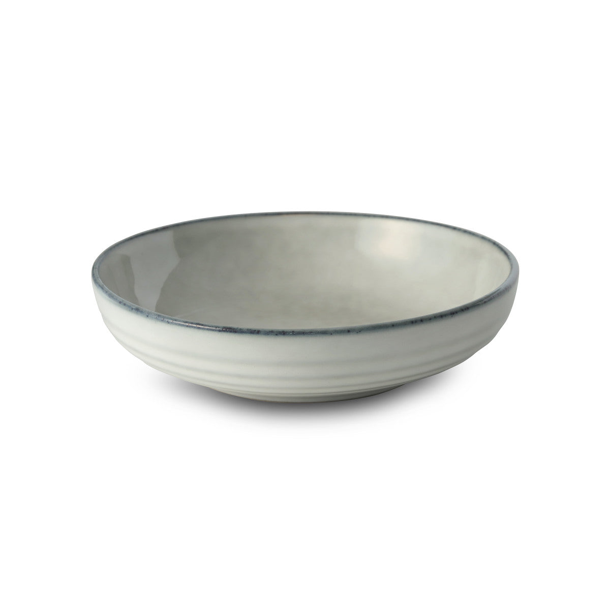 Flow Gris clair - Assiette gourmet 22 cm (lot de 6) Médard de Noblat - Mathon - 1
