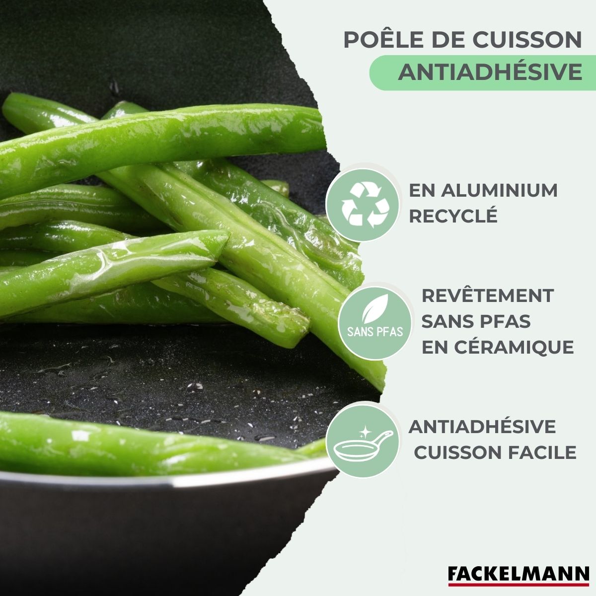 Poêle 16 cm aluminium revêtement céramique antiadhésif sans PFAS  Brandao Fackelmann - Mathon - 4