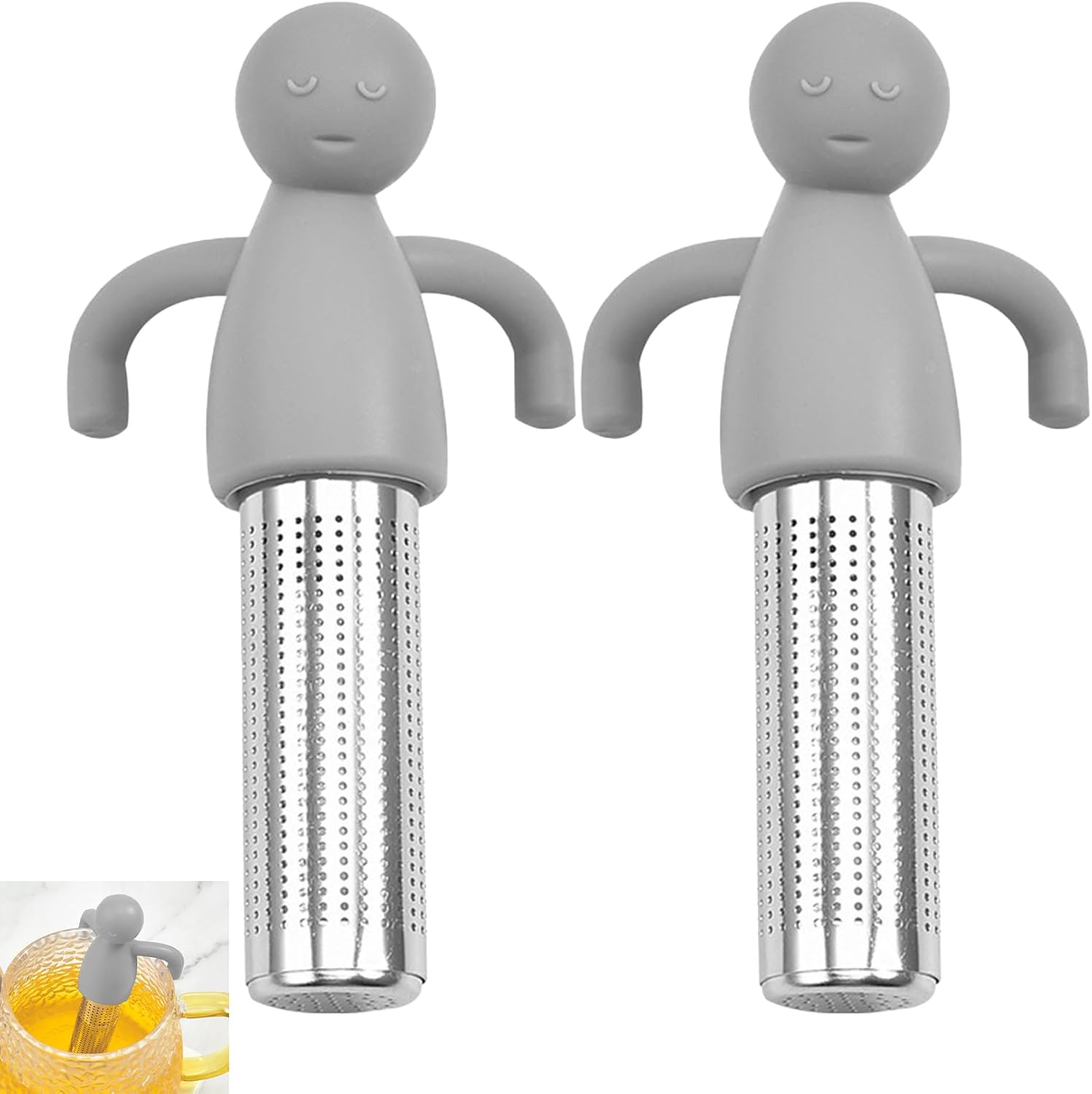 Infuseur à thé en acier inoxydable 304 avec poignée longue Vendos85 - Mathon