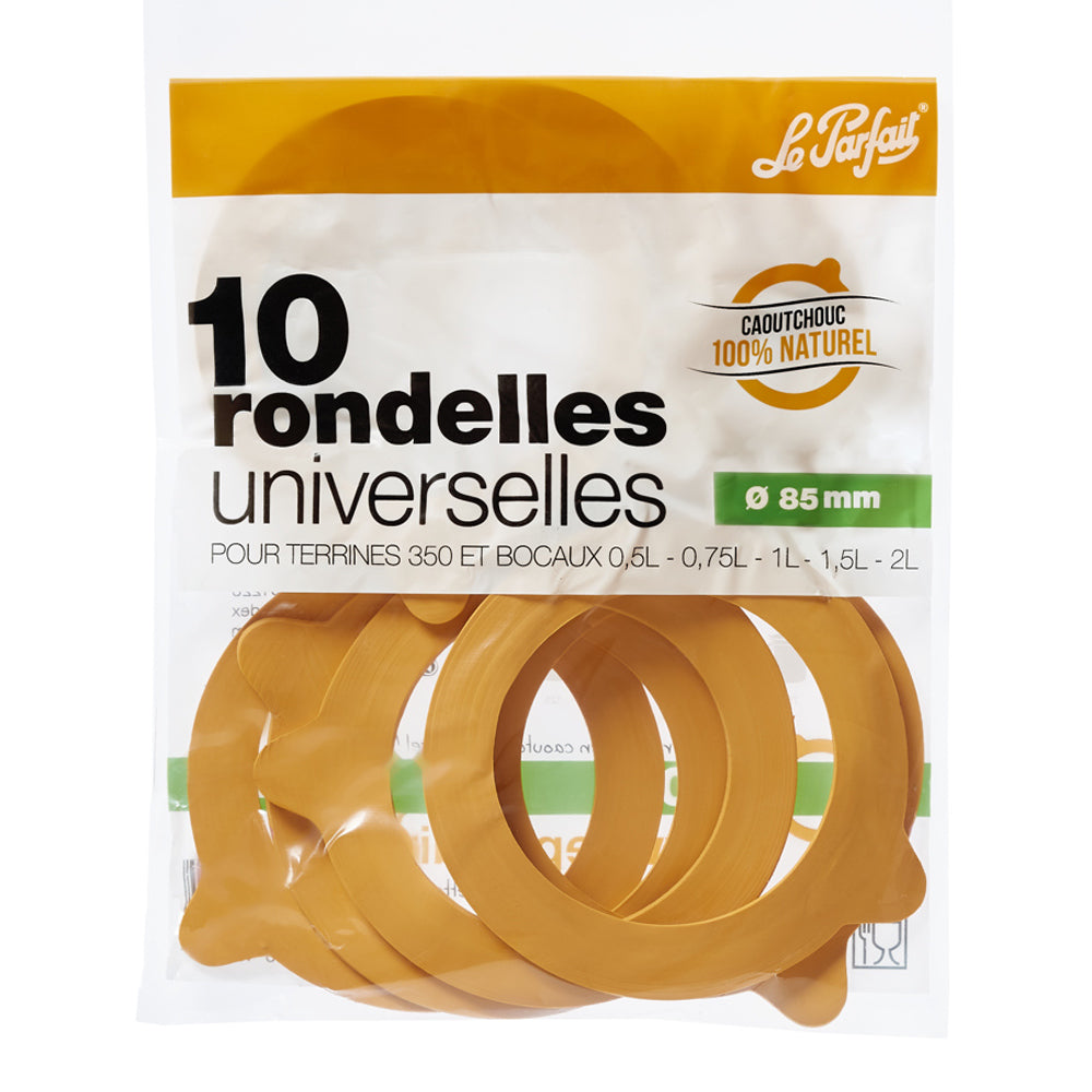 Sachet de 10 rondelles à bocaux 8,5 cm Le Parfait - Mathon - 1