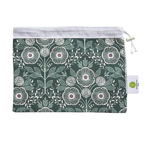 Sac alimentaire Fleurs de jardin Sacasalades by Arminé - Mathon - 1