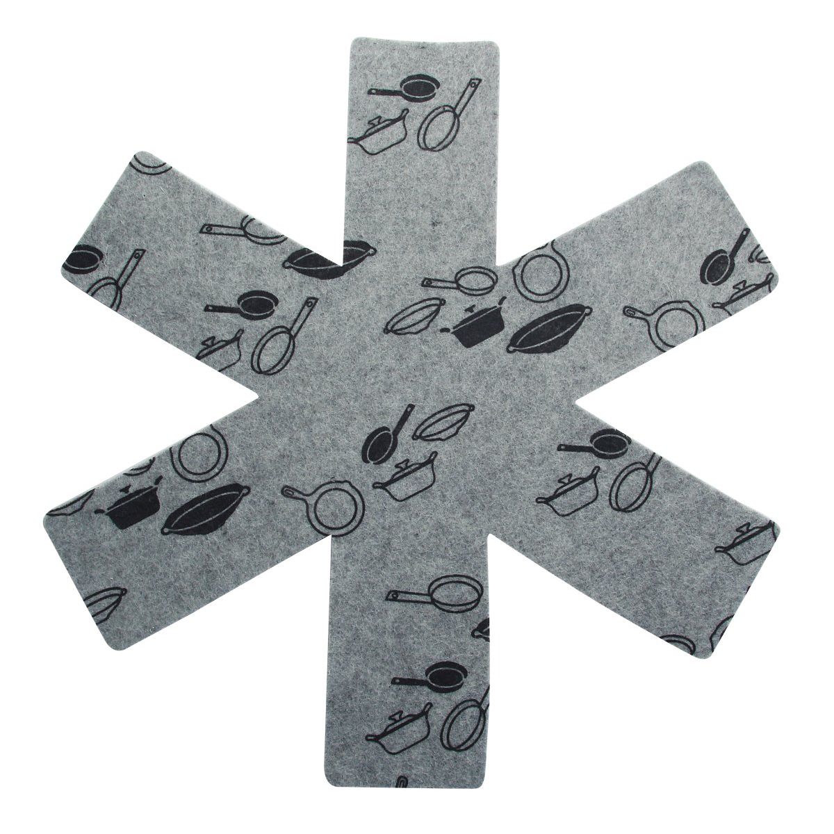 Lot de 2 protections de poêles en feutrine 38 cm Fackelmann - Mathon - 1