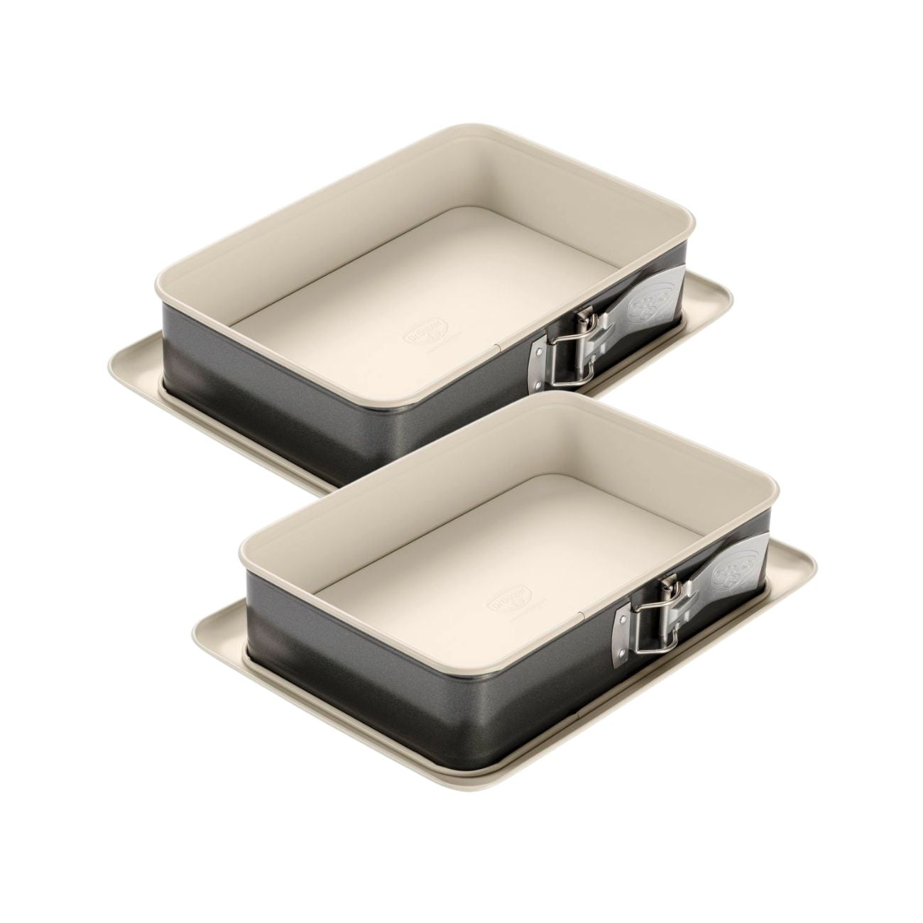 Ensemble de 2 Moules à gâteau céramique et plat four 28 x 18 cm Dr Oetker Back Trend Dr. Oetker - Mathon - 1