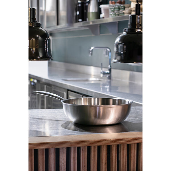 Wok tout inox Triply 28 cm Menastyl - Mathon - 2