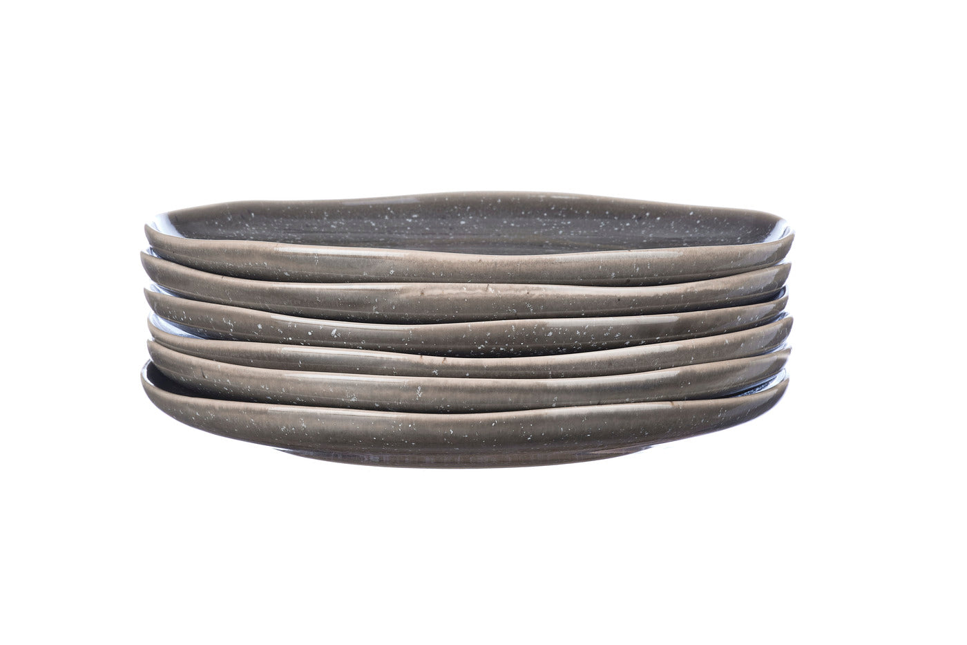 Assiette STELLAR Ø27cm - 6 pièces - Gris béton Björn - Mathon - 3