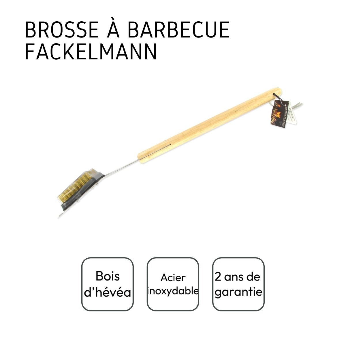 Brosse à barbecue géante 42 cm  BBQ Edition Fackelmann - Mathon - 4