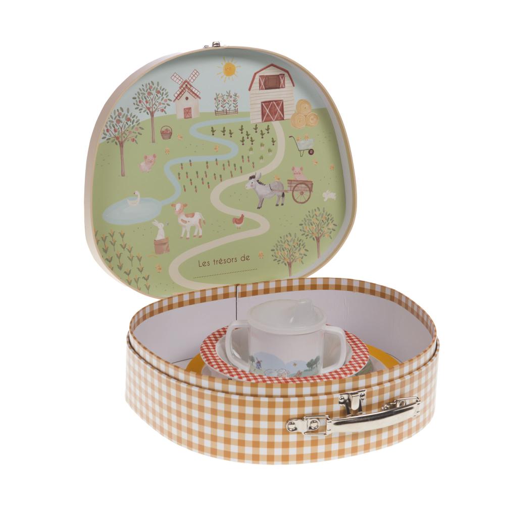Coffret déjeuner valisette 5 pièces Justin Amadeus - Mathon - 2