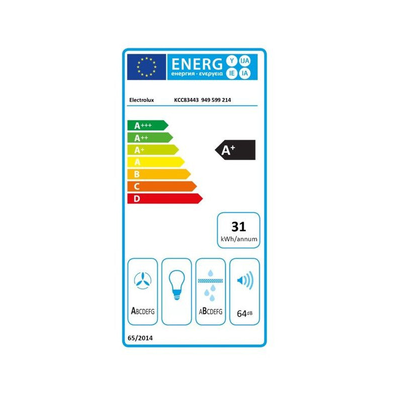 Table De Cuisson Aspirante Induction 78cm 4 Feux 7350w Noir - Kcc83443 Electrolux - Mathon - 2