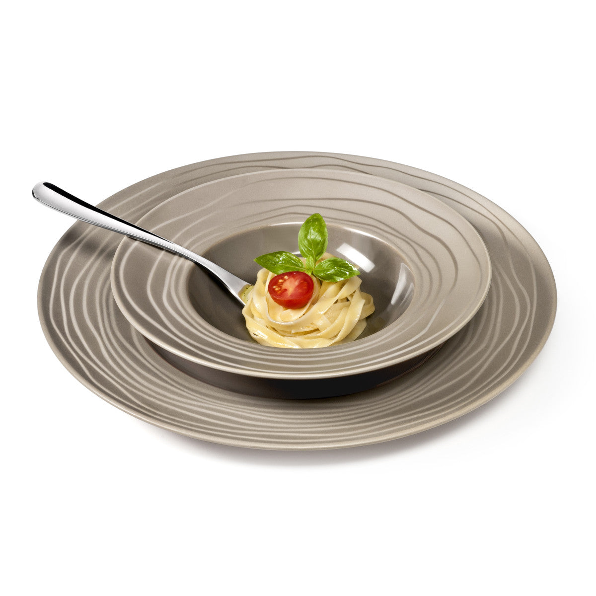 Escale Nature Terre - Assiette de présentation 31.5 cm (lot de 3) Médard de Noblat - Mathon - 3