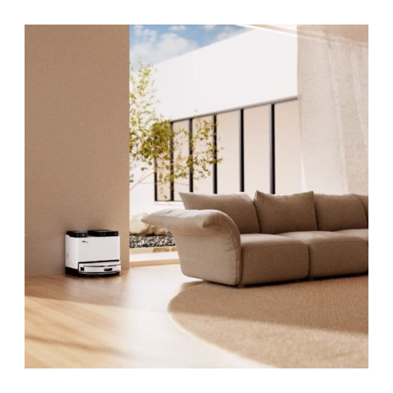 Eziclean All In One Z12 Ultra - Robot Aspirateur Laveur Connecté Avec Base De Vidage - 270 Min - 14,4 V - 1,8 L - Blanc Eziclean - Mathon - 3