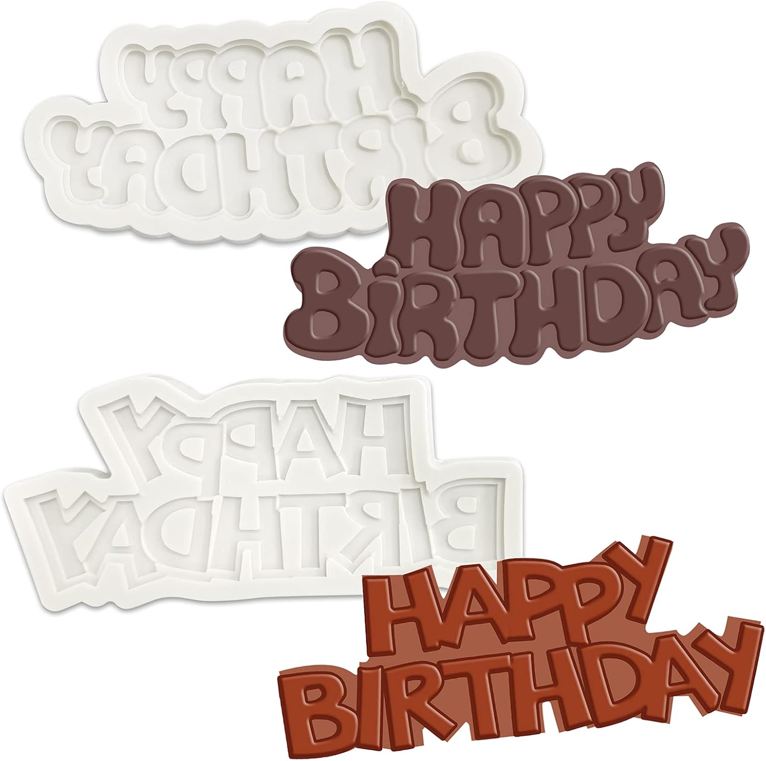 Moules de Cuisson Joyeux Anniversaire 3D Joyeux Anniversaire Vendos85 - Mathon