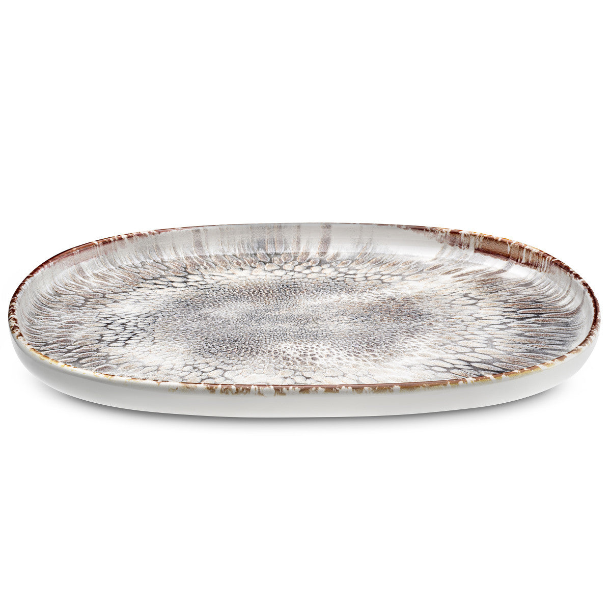 Braise - Assiette ovales à steak ou à burger (lot de 4) Médard de Noblat - Mathon - 2