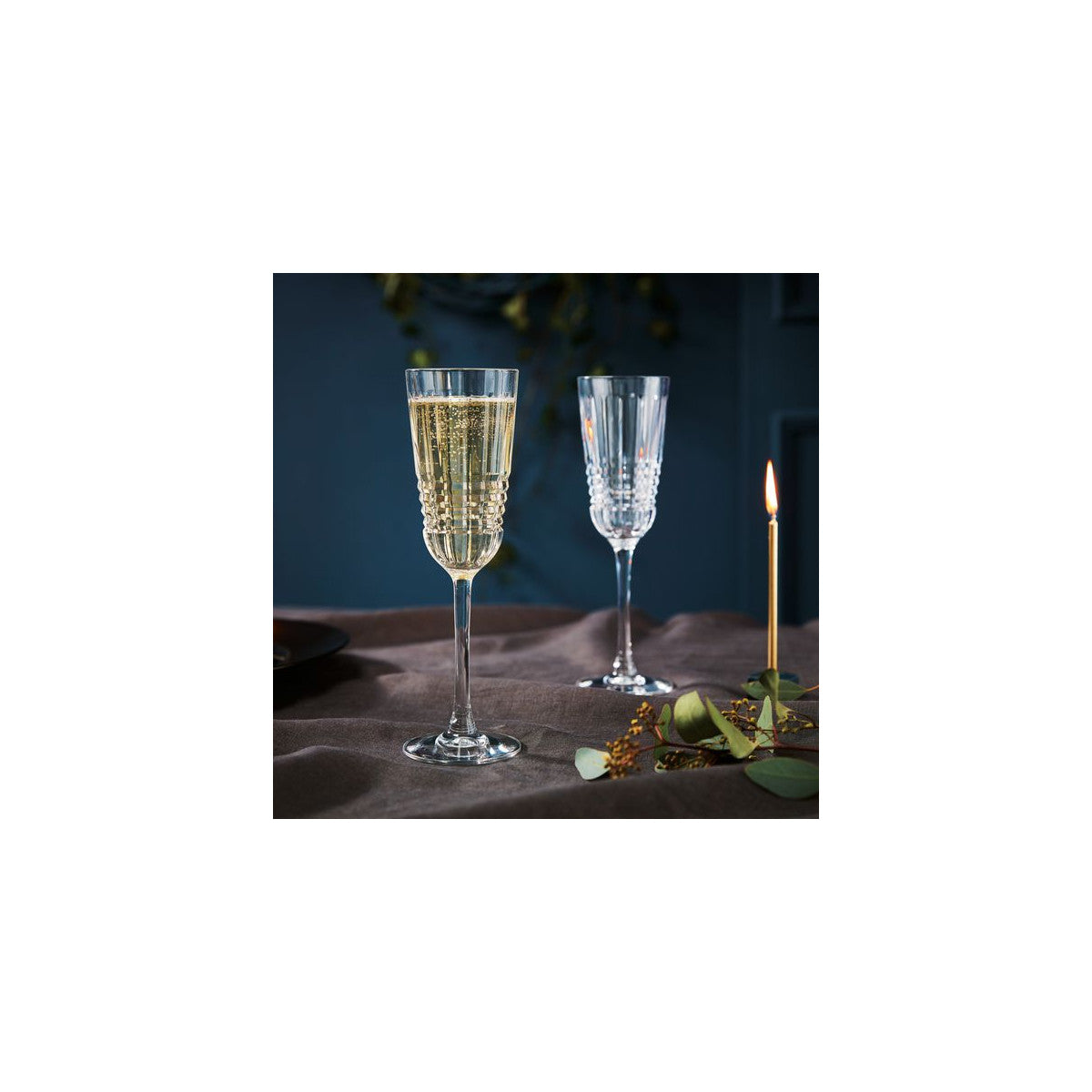 Rendez-vous - 4 flûtes 17 cl Cristal d