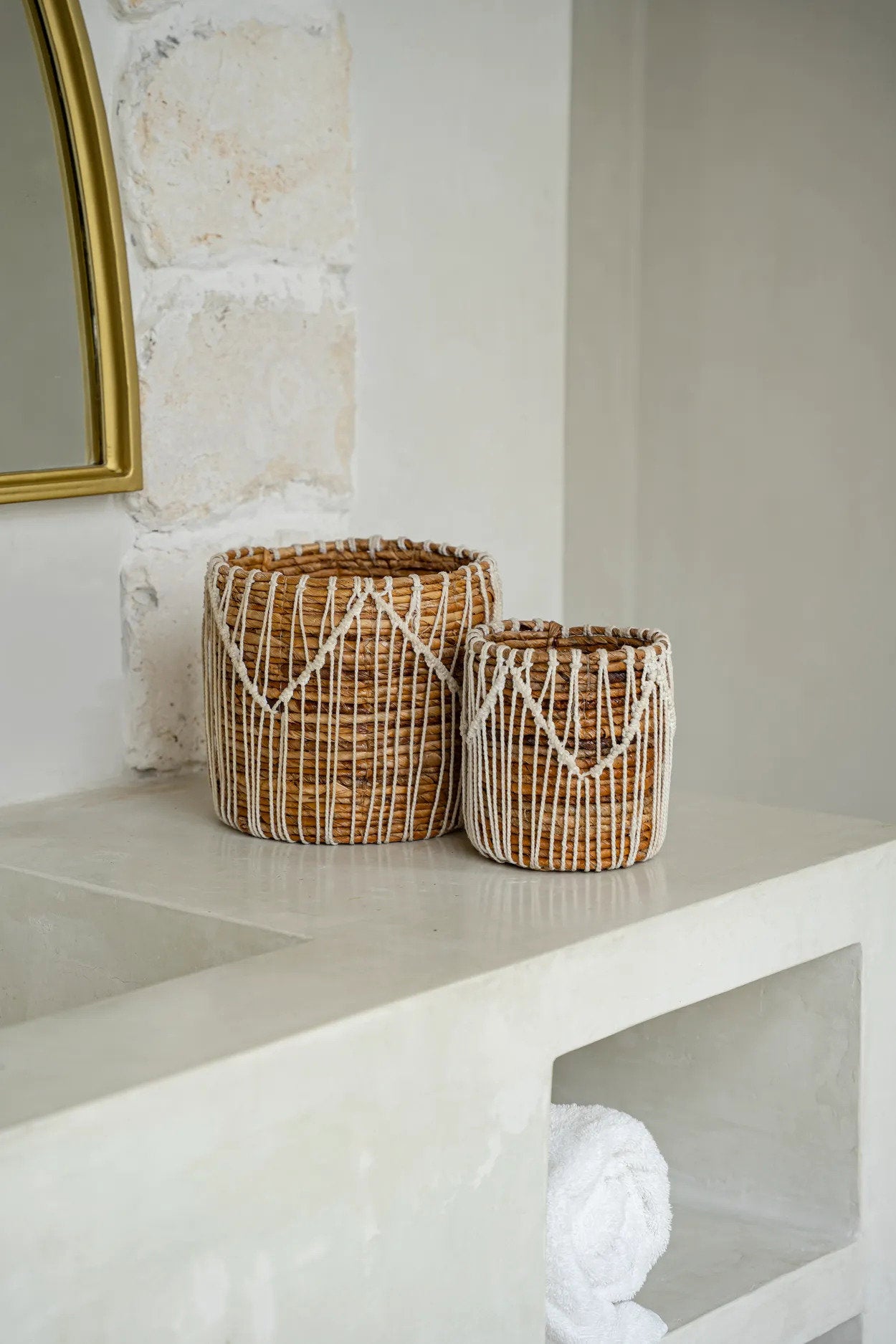 Le Panier Macra-mazing - Naturel Blanc - S Bazar Bizar - Mathon - 4