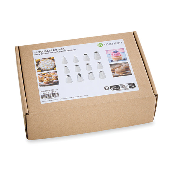 Coffret 12 douilles inox Mathon - Mathon - 7