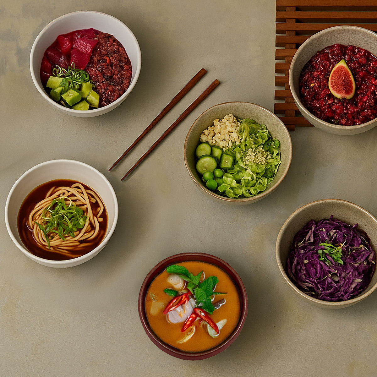 Fuji Terra Cotta - 4 Poke Bowl Médard de Noblat - Mathon - 5