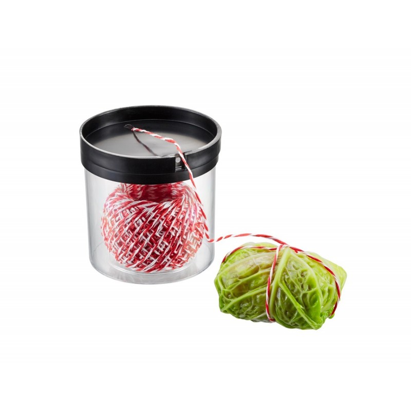 Boîte à cordelette filio, avec ficelle pour charcuterie et jambon Gefu - Mathon - 1