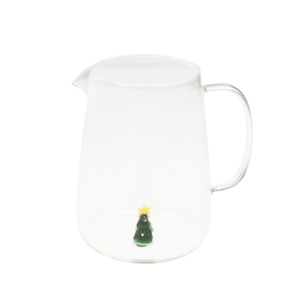 Pichet en verre Sapin de Noël Amadeus - Mathon