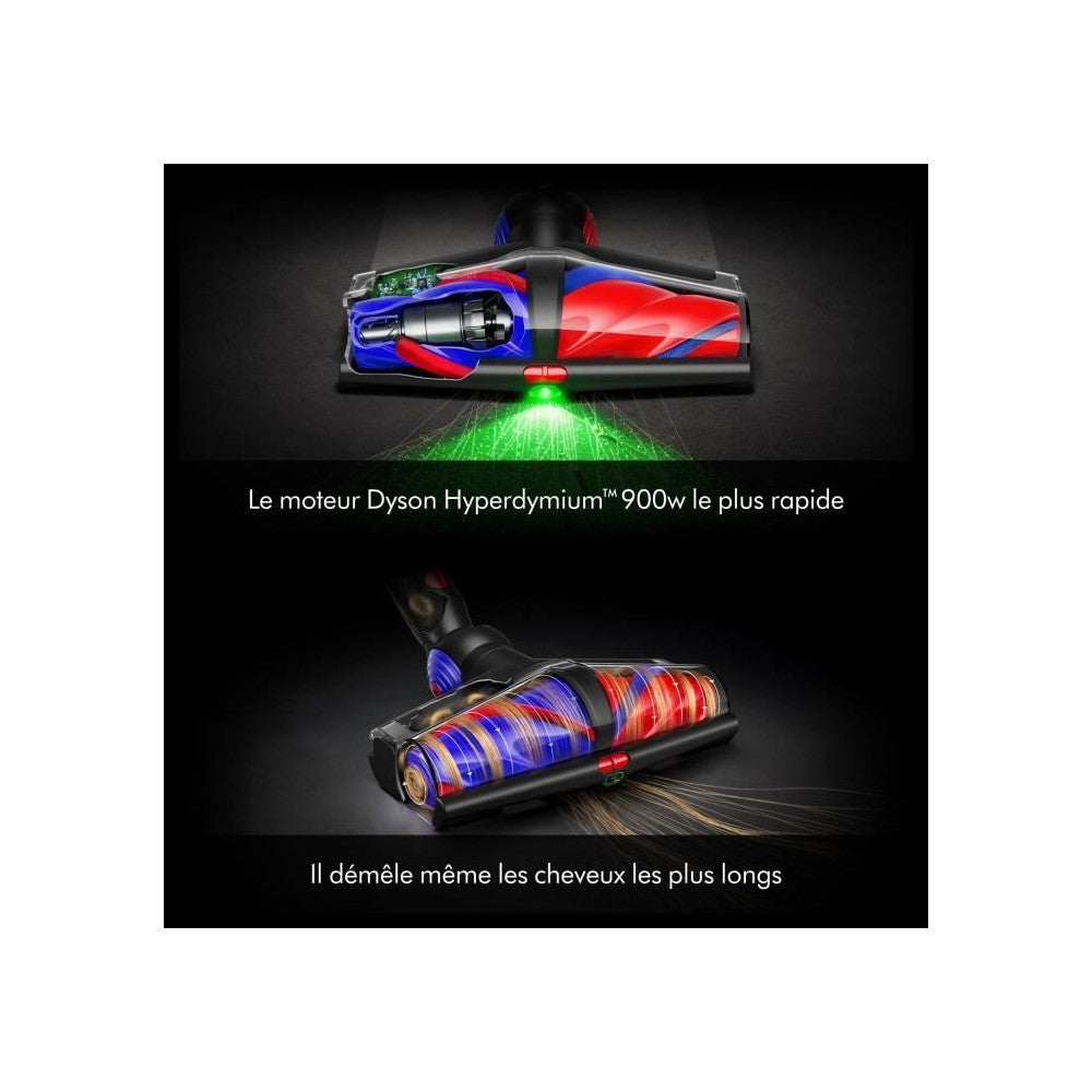 V16 Piston Animal - Aspirateur Balai Sans Fil - Puissance 315 Airwatts - Filtration Hepa - Brosse Adaptative Auto-démelan Dyson - Mathon - 6