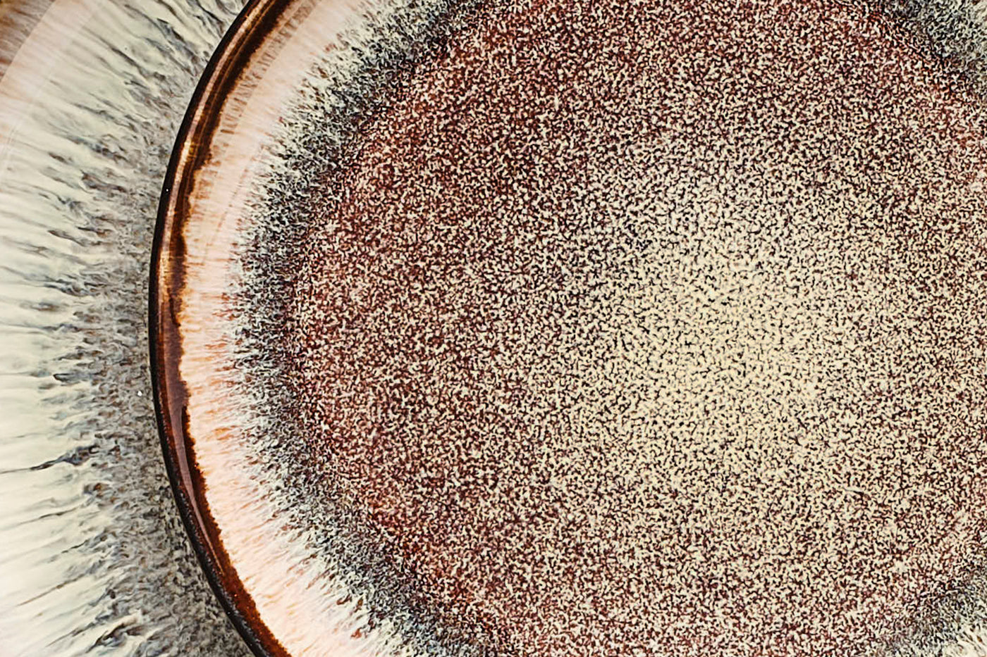 Assiette IRIS Ø16cm - 6 pièces - Marron sauvage Björn - Mathon - 5