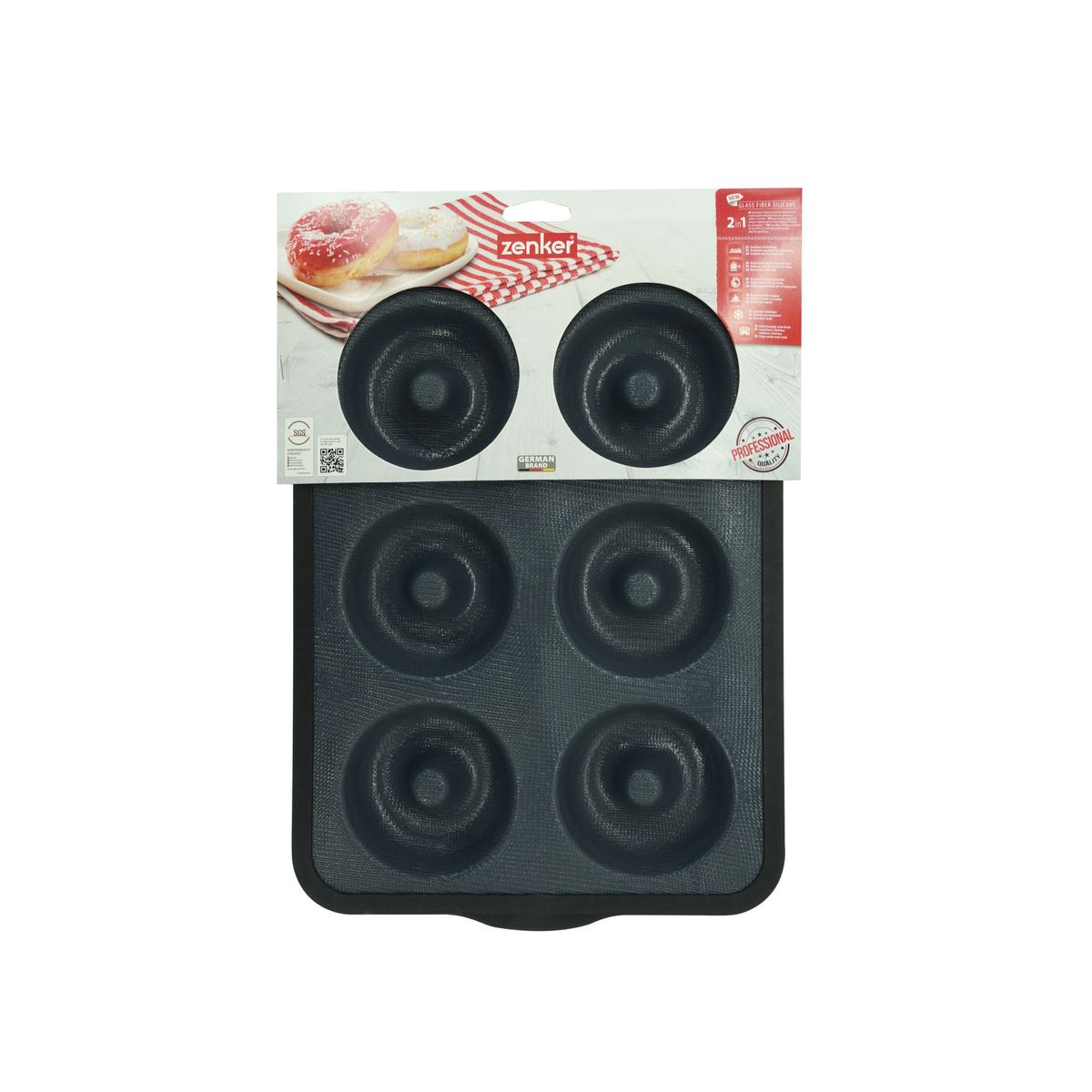 Moule 6 donuts 36 x 26 cm Zenker Silicone fibre de verre Zenker - Mathon - 5