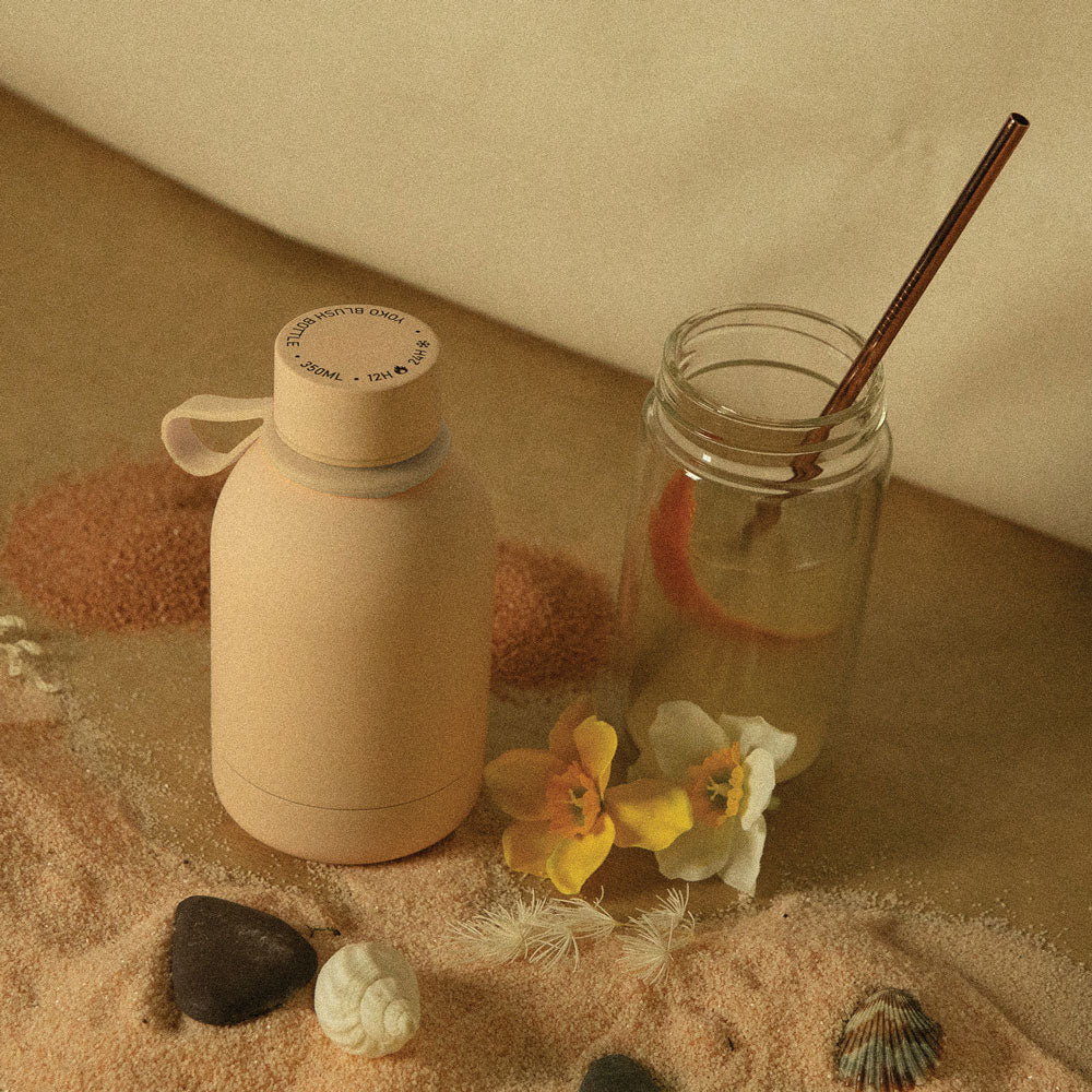 Blush bouteille isotherme crème 35 cl Yoko Design - Mathon - 2