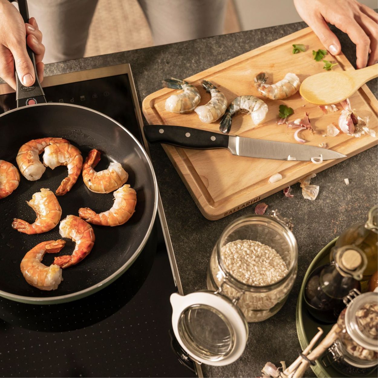 Poêle 24 cm Ballarini Ledro, Beige Ballarini - Mathon - 4