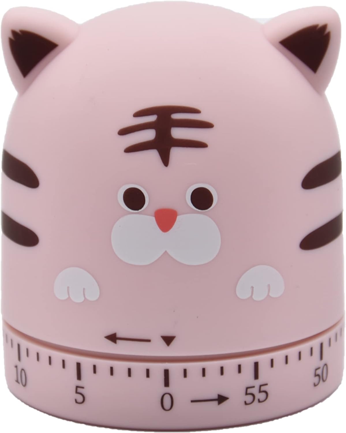 Minuteur mécanique en forme de tigre pour cuisine rose Vendos85 - Mathon