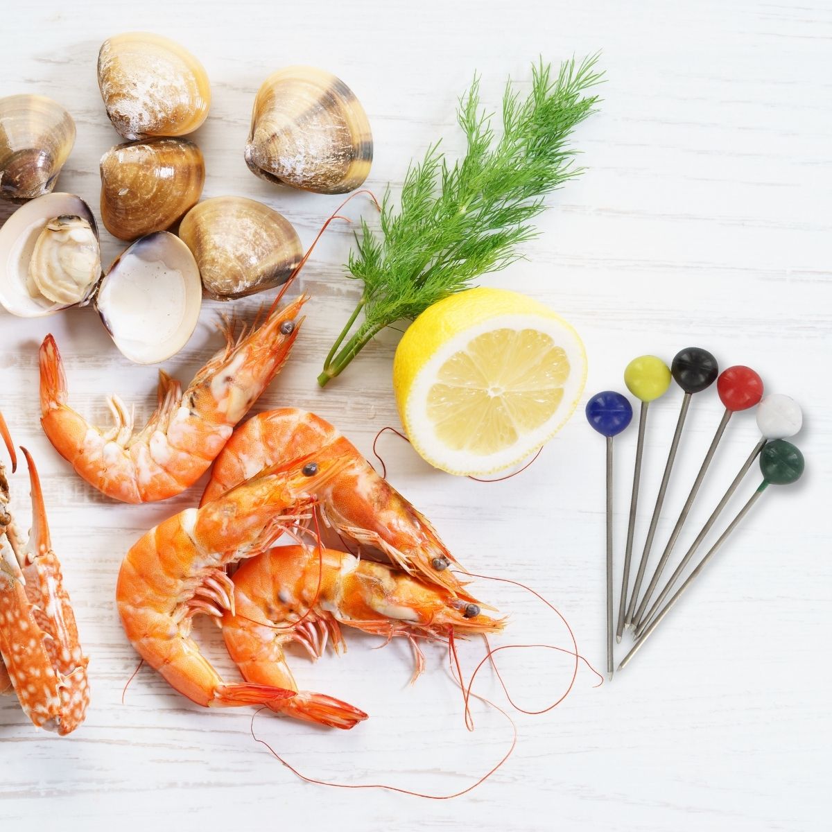 Lot de 12 pics à bigorneaux Fackelmann - Mathon - 2