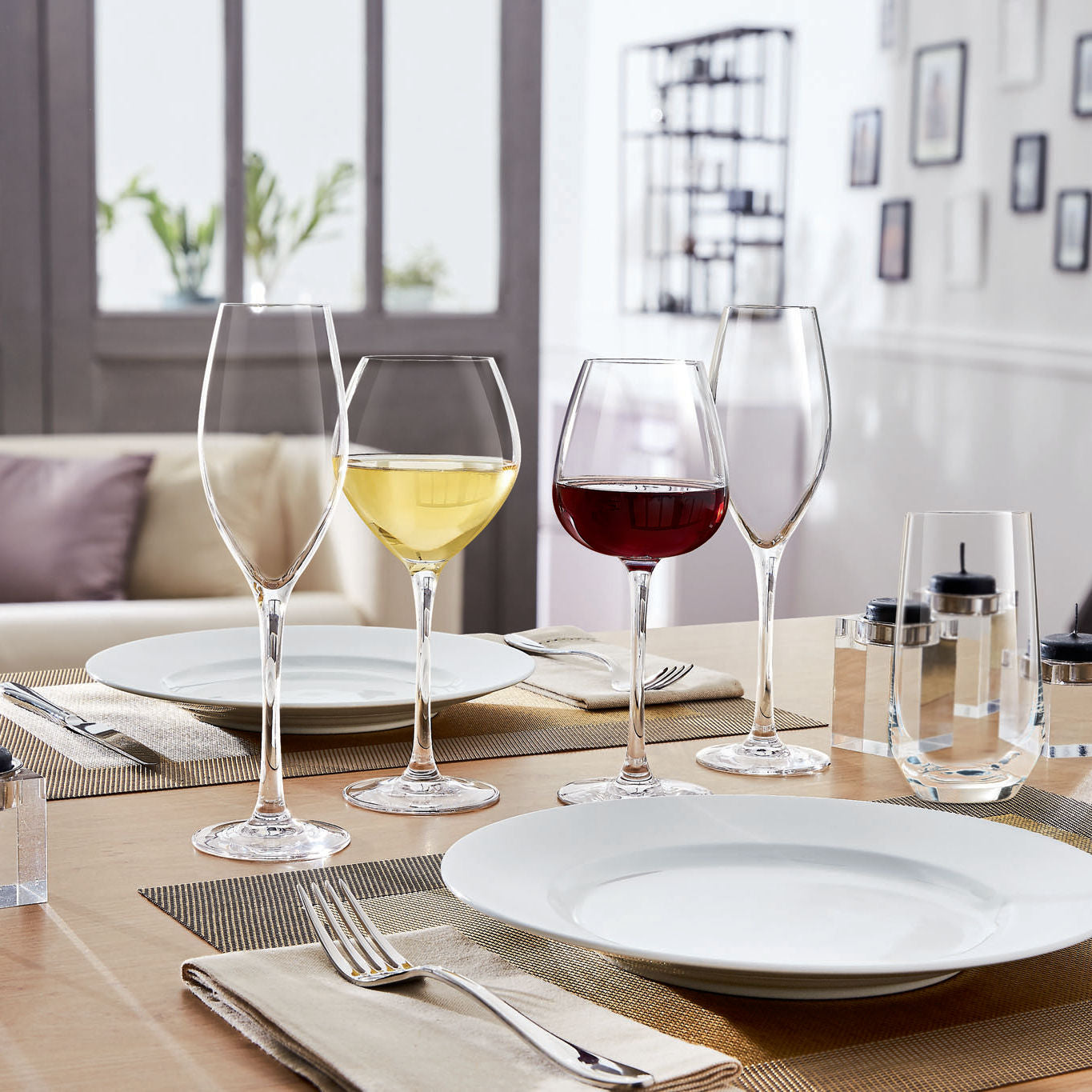 4 verres à pied 47cl Wine Emotions White Wine Cristal d