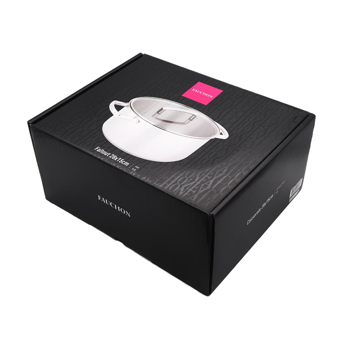 Faitout 28cm en inox SIGNATURE Fauchon Art de la Table - Mathon - 4