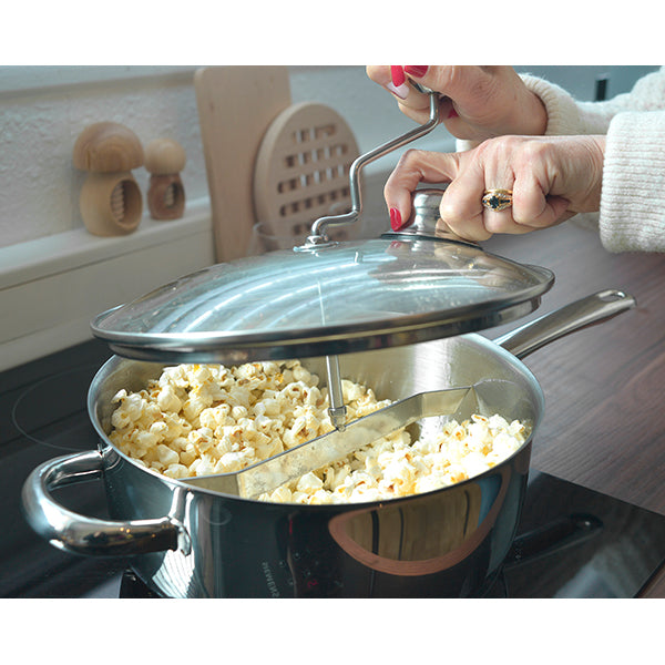 Casserole à popcorn en inox 24,5 cm Artame - Mathon - 2