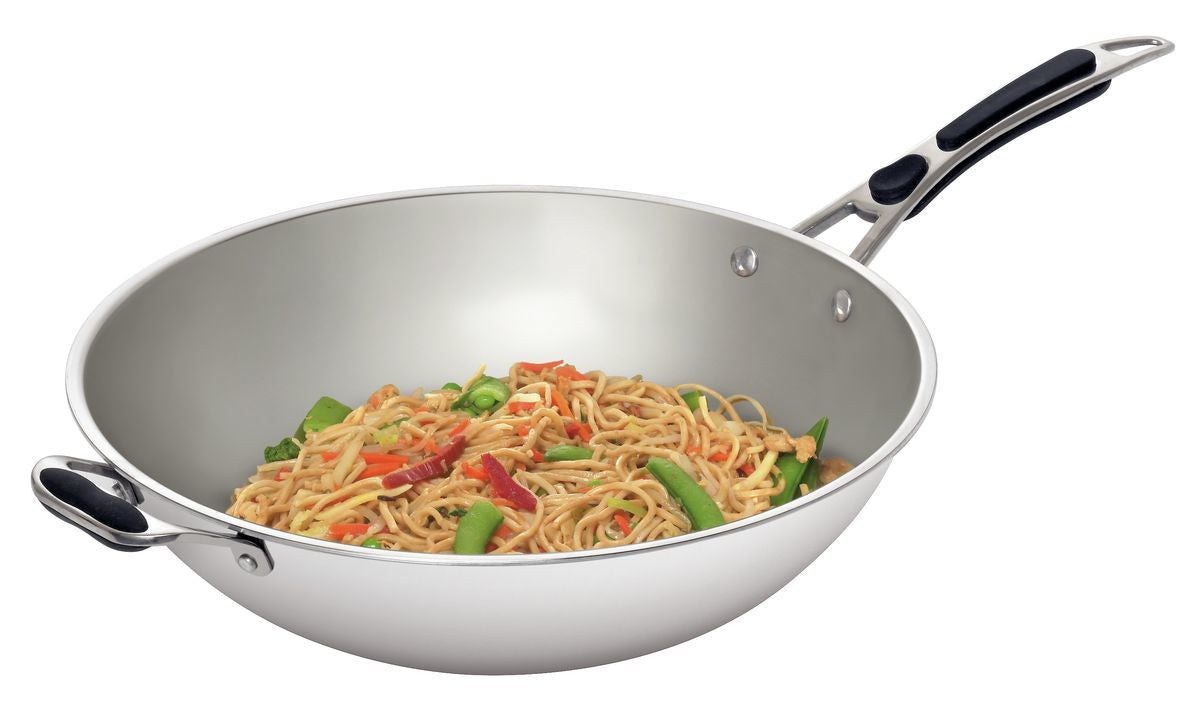 Sauteuse Wok inox Ø36 cm pour induction IW35 - Bartscher - Mathon - 1