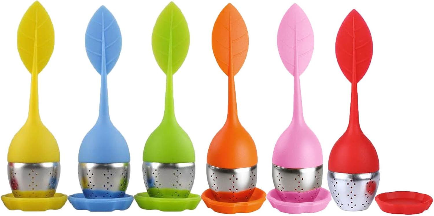 Infuseur à Thé en Silicone et Acier Inoxydable – 6 Pièces Vendos85 - Mathon