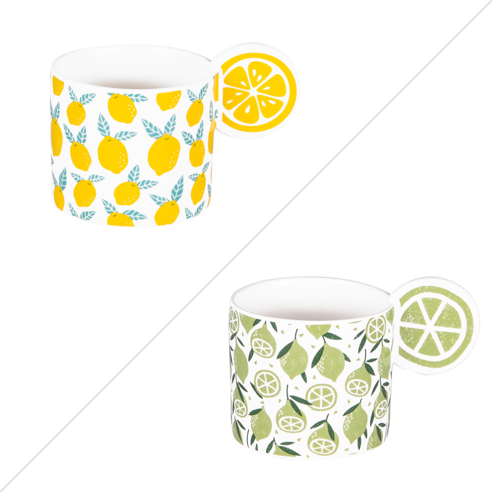 Mug Lemon 35 cl (lot de 2) Table passion - Mathon