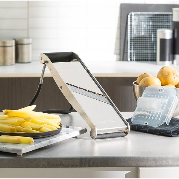 Mandoline compact Pro avec poussoir ergonomique et 2 peignes effileurs BRONCP02 Louis Tellier - Mathon - 3