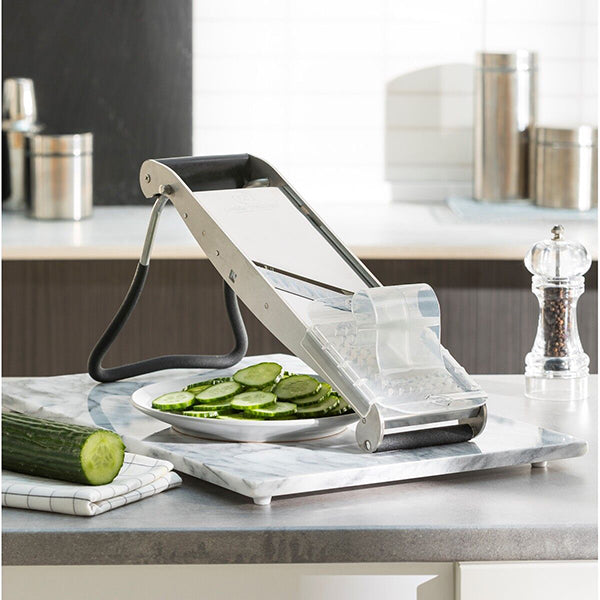 Mandoline compact Pro avec poussoir ergonomique et 2 peignes effileurs BRONCP02 Louis Tellier - Mathon - 6