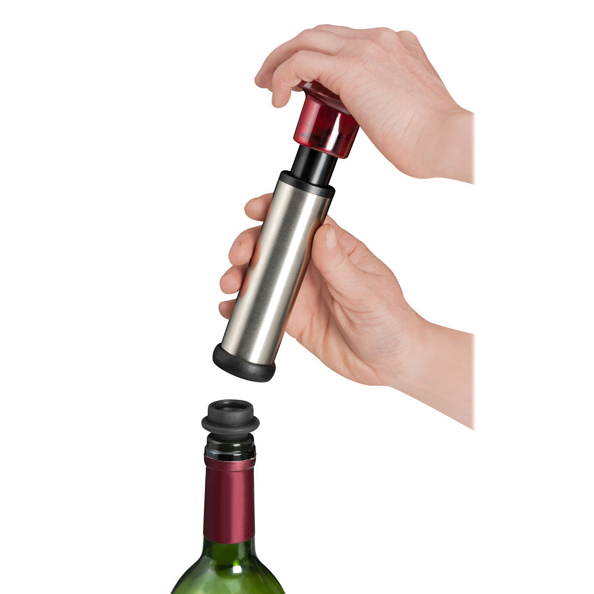 Aero - Pompe à vide avec 3 bouchons Chef & Sommelier - Mathon - 2