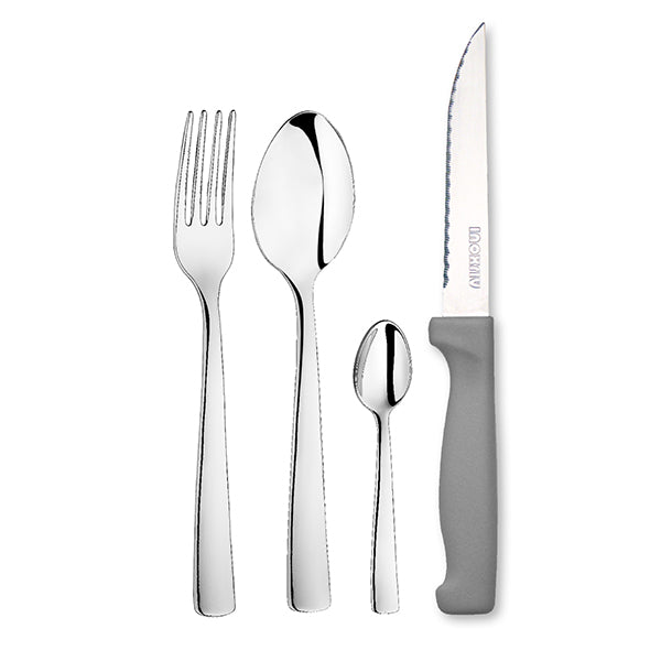 Ménagère 24 pièces avec couteaux steak Inoxriv - Mathon - 2