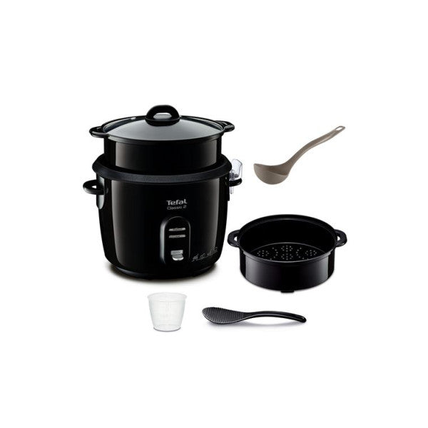 Cuiseur à Riz Tefal Classic 2 Yy4351 Avec Panier Vapeur 600 W Noir Tefal - Mathon