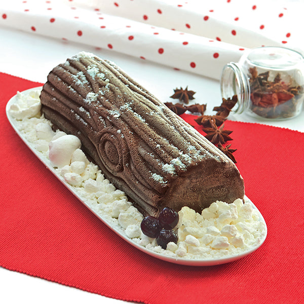 Kit moule bûche et tapis silicone Silikomart - Mathon - 2